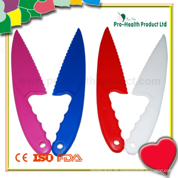 Cuchillo plástico colorido desechable de la torta (PH7021)